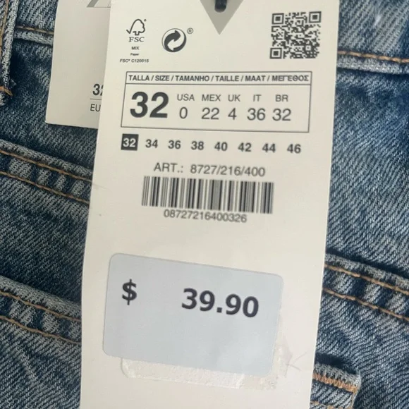 Zara denim shorts - Picture 3 of 3